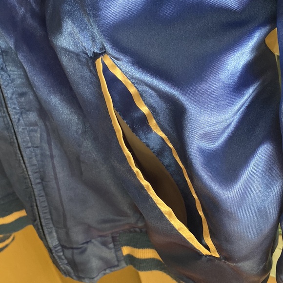 Suka navy blue Japan tiger bomber jacket, medium - Picture 5 of 6